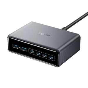 Anker Prime Charger (200W, 6 Ports, GaN) -Silver