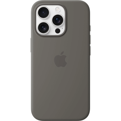 Apple iPhone 16 Pro Silicone Case with MagSafe - Stone Gray