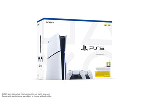 PS5 Slim Console Disk - Two Dualsense Wireless Controller Bundle-1TB