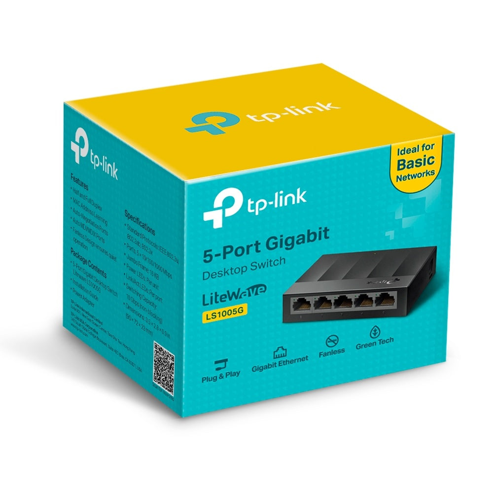 TP-Link 5 Port Gigabit Desktop Switch