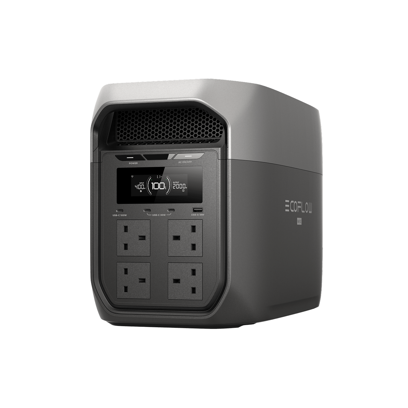 EcoFlow Delta 3 Max (2048Wh / 2400W) Surge 4800W