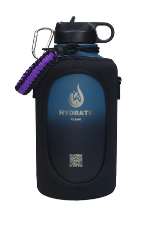 HydrateFlask Vacuum Water Bottle 2L - Dark Blue