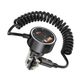 Porodo 60W Dual Port Transparent Aluminum Car Charger Integrated Type-C Cable - Black