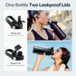 Buzio Duet Series Water Bottle with 2 Lids and Sleeve 1.2L - Black