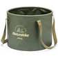 Naturehike Foldable Round Bucket 10L - Army Green