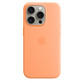 Apple iPhone 15 Pro Silicone Case with MagSafe - Orange Sorbet