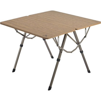 Naturehike Adjustable Height Folding Table - Brown (80*80*39/60)