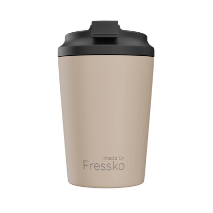 FRESSKO Camino 340ml / 12oz Cup, Stainless Steel - Oat
