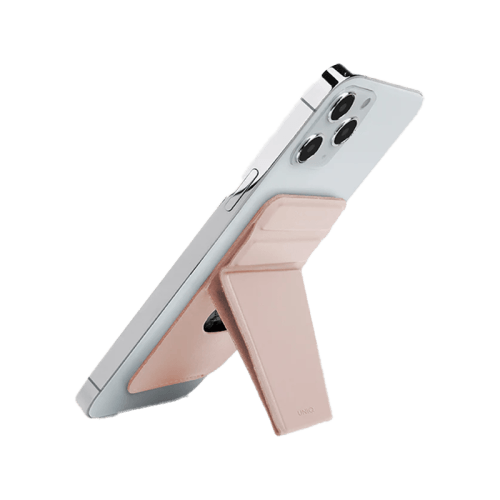 Uniq LYFT Magnetic Snap-on Stand And Card Holder  - Blush Pink (Pink)