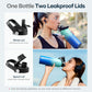 Buzio Duet Series Water Bottle with 2 Lids and Sleeve 1.2L - Caribbean Blue