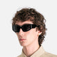 BLACK ACETATE BLACK LENS PT-2301 - ANDALUCIA
