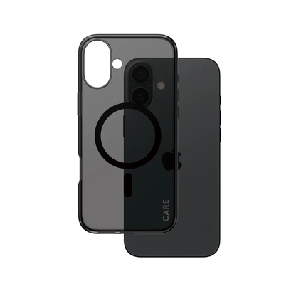 CARE by  PanzerGlass Case Flagship Smokey w. MagSafe iPhone 16 6.1"
