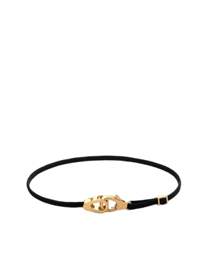 Caden Pull Bracelet, Gold Verme-Black