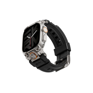 Skinarma Apple Watch Ultra Strap With Connector Clasp 49mm Talon - Black