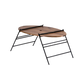 Naturehike outdoor folding Oval table - teak Wood