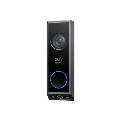 Eufy Video Doorbell E340 Kit With Chime 2K Dual Cameras -Black