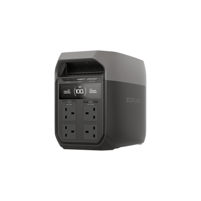 محطة طاقة محمولة EcoFlow DELTA 3 (1024 واط ساعة / 1800 واط) مع ارتفاع مفاجئ 3600 واط