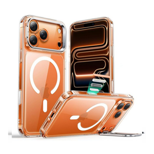 ESR iPhone 17 Pro Max HaloLock Classic Hybrid Case with Stash Stand Case - Clear