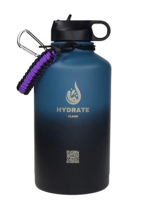 HydrateFlask Vacuum Water Bottle 2L - Dark Blue