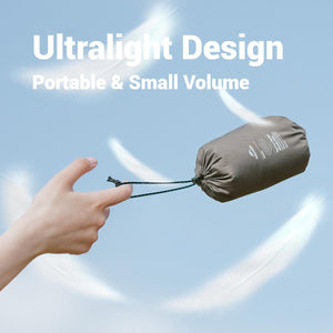 Naturehike Yugu 2-in-1 Sponges Inflatable Pillow XL - Champagne Brown