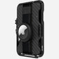 AULUMU G03 Multi-Tool Magnetic Metal Wallet Leather Cover - Carbon Fiber