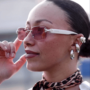 Chamelo Aura Touch Prismatic (Calm Mirror - White Frame)