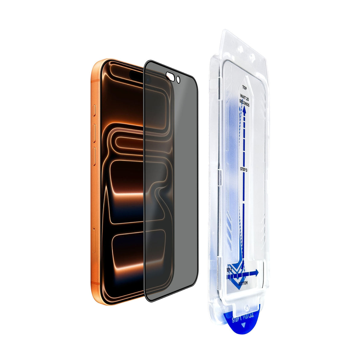 Torrii BODYGLASS for iPhone 17 Pro Anti-Bacterial – Privacy