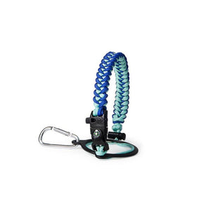 Buzio Paracord Carrier Strap Cord-Fits Wide Mouth Bottle - Caribbean Blue
