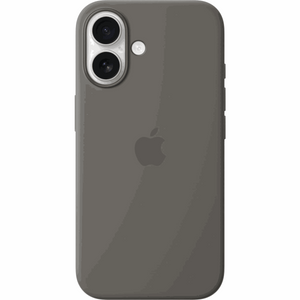 Apple iPhone 16 Silicone Case with MagSafe - Stone Gray