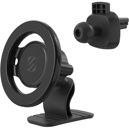 سكوتش - حامل MagicMount Dash/Vent MagSafe لمعظم الهواتف الخلوية - أسود