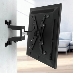 Hama FULLMOTION "Ultraslim" TV Wall Bracket, 600x400, 229 cm (90") - Black