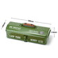 Metal Portable Outdoor Camp Box - Green