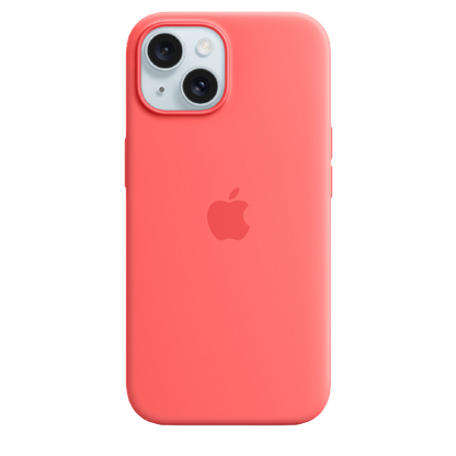 Apple iPhone 15 Silicone Case with MagSafe - Guava