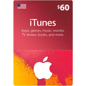 Apple Itunes E-Cards iTunes Gift Card - $ 60 [US]