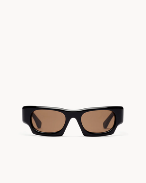 BLACK ACETATE TOBACCO LENS-PT-4301 - KEREWAN