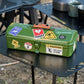 Metal Portable Outdoor Camp Box - Green