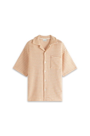 قميص Drole de Monsieur من قماش التوييد، برتقالي