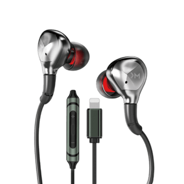 WEKOME YC06 Blackin Series - HiFi Lightning Wired Headphones - Black