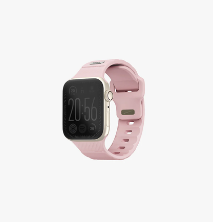 Uniq Stride Fkm Rubber Apple Watch Strap 41/40/38mm - Pale Pink