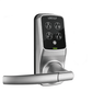 Lockly Lux Compact Mortise Edition Fingerprint Access Design to Replace Lever Set Mortises - Satin Nickel