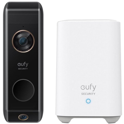 Eufy Video Doorbell Dual Camera 2K with HomeBase -Black