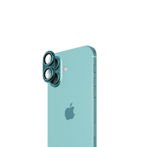 Smartix Premium Aluminium Camera Lens Protector For iPhone 16/16 Plus Teal