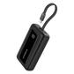 Anker Zolo Power Bank (10K, 30W, Built-In USB-C Cable) -Black
