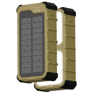 Powerology SOLARA 10000mAh Solar Power Bank-Khaki