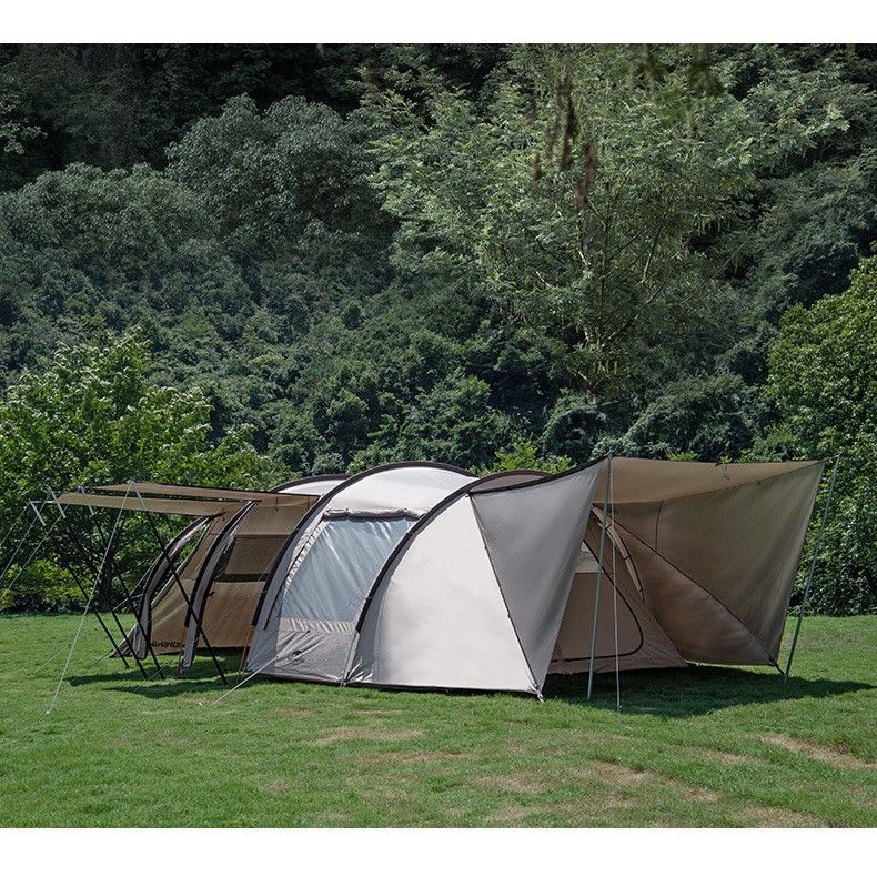 Naturehike Cloud Vessel fastTentワンタッチテント Naturehike Cloud Vessel Tunnel Tent Quicksand Gold L (With Snow