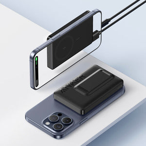 بطارية شحن مغناطيسية  333 بسعة 10,000 مللي أمبير وقوة 20 وات بمنفذ USB-C (MagGo)  من انكر - اللون: غير محدد.