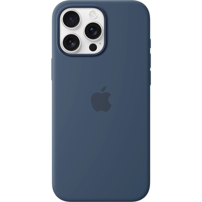 Apple iPhone 16 Pro Silicone Case with MagSafe - Denim