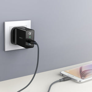 Anker PowerPort+ 1 with QC3.0 and IQ -Black