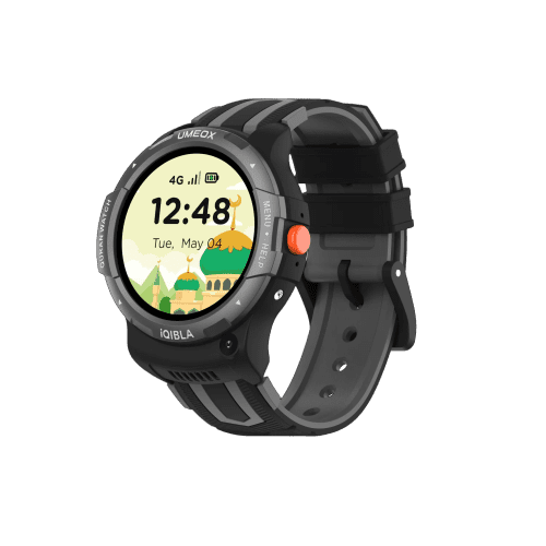 ساعة ذكية للأطفال iQibla Qwatch K1s - أسود