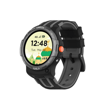 ساعة ذكية للأطفال iQibla Qwatch K1s - أسود